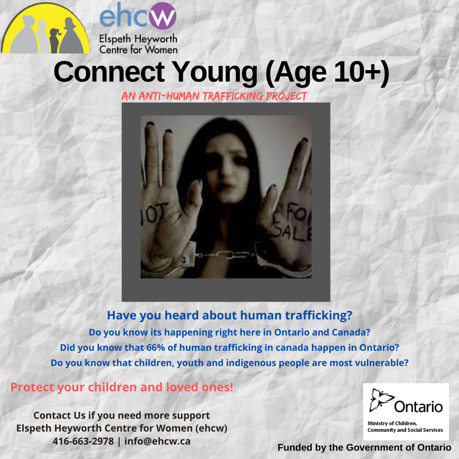 Connect Young Elspeth Heyworth Centre for Women